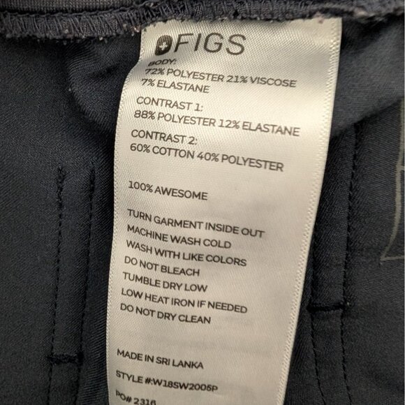 Figs Technical Collection Zamora Joggers Pants Womens Size Small Blue Medical - Picture 5 of 12